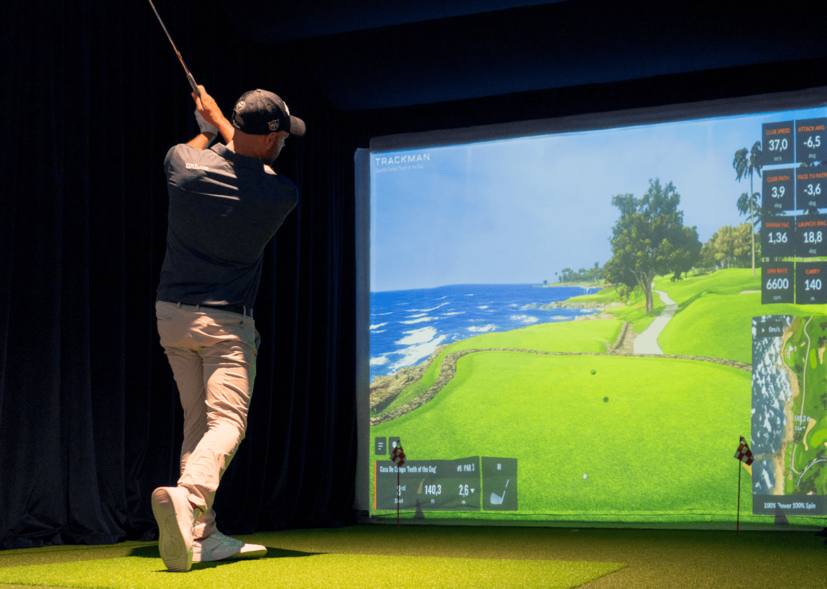 Trackman Golf Simulator - Lowill - Emotions In Motion